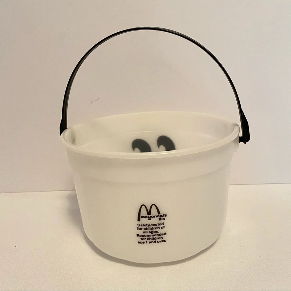 McDonald's McPunk'n/ Ghost Pails (1986) & Vinyl Witch Bag (1990) Trick or Treat